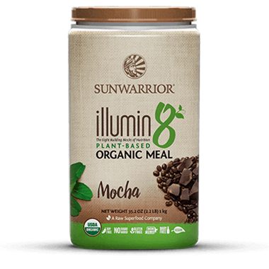 Picture of Sun Warrior Illumin8 Organic Meal, Mocha, 2.2 lb