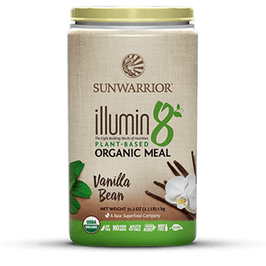 Picture of Sun Warrior Illumin8 Organic Meal, Vanilla Bean, 2.2 lbs