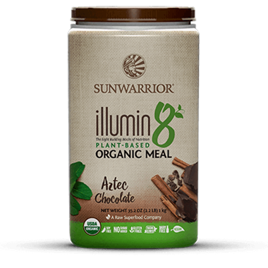 Picture of Sun Warrior Illumin8 Organic Meal, Aztec Chocolate, 2.2 lbs