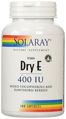 Picture of Solaray Natural Vitamin Dry E with Hawthorn, 400 IU, 100 caps