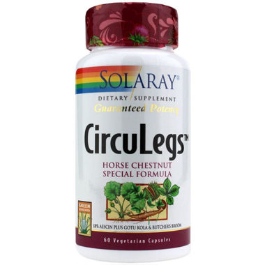 Picture of Solaray CircuLegs Horse Chestnut Special Formula, 200 mg, 60 vcaps