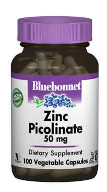 Picture of Bluebonnet Zinc Picolinate, 50 mg, 100 vcaps