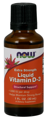 Picture of NOW Extra Strength Liquid Vitamin D-3, 1 fl. oz.