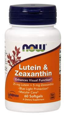 Picture of NOW Lutein & Zeaxanthin, 60 softgels