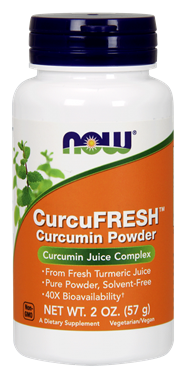 Picture of NOW CurcuFRESH Curcumin Powder, 2 oz