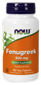 Picture of NOW Fenugreek, 500 mg, 100 vcaps