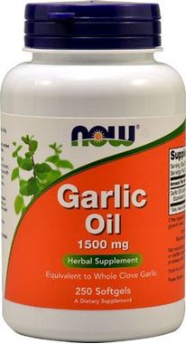 Picture of NOW Garlic Oil, 250 softgels