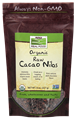 Picture of NOW Organic Raw Cacao Nibs, 8 oz