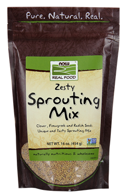 Picture of NOW Zesty Sprouting Mix, 16 oz