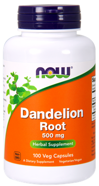 Picture of NOW Dandelion Root, 500 mg, 100 vcaps