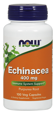 Picture of NOW Echinacea, 400 mg, 100 vcaps