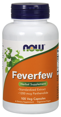 Picture of NOW Feverfew, 100 vcaps