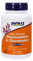Picture of NOW Extra Strength Glucosamine & Chondroitin, 60 tabs