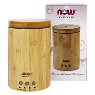 Picture of NOW Solutions Ultrasonic Real Bamboo Essential Oil Diffuser