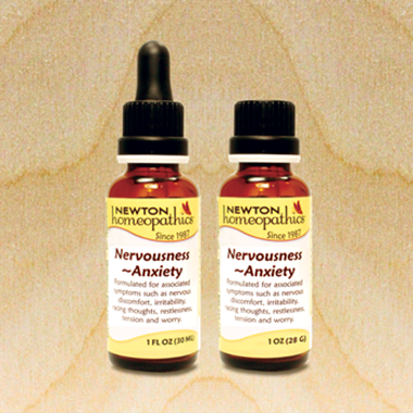 Picture of Newton Homeopathics Nervousness & Anxiety, 1 fl oz