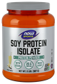 Picture of NOW Soy Protein Isolate Powder, Creamy Vanilla, 2 lbs