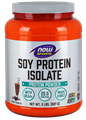 Picture of NOW Soy Protein Isolate Powder, Creamy Chocolate, 2 lbs
