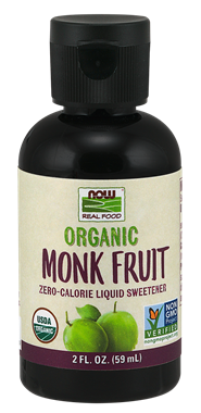 Picture of NOW Organic Monk Fruit Liquid, 2 fl oz