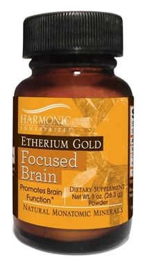 Picture of Harmonic Innerprizes Etherium Gold Focused Brain, 1 oz powder