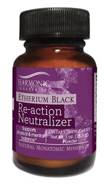 Picture of Harmonic Innerprizes Etherium Black Re-action Neutralizer, 1 oz powder
