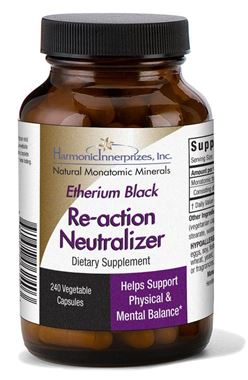 Picture of Harmonic Innerprizes Etherium Black Re-action Neutralizer, 240 vcaps