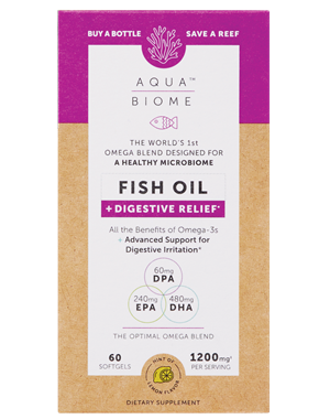 Picture of Enzymedica Aqua Biome Fish Oil Digestive Relief, 60 softgels
