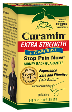 Picture of EuroPharma Terry Naturally Curamin Extra Strength + Caffeine, 60 tabs