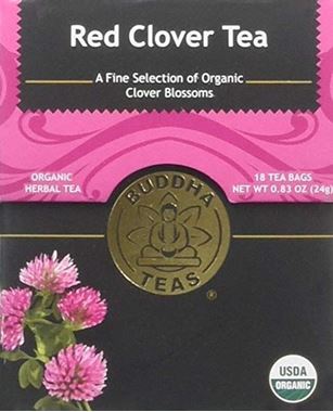 Picture of Buddha Teas Red Clover Tea, 18 tea bags