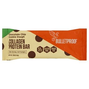 Picture of Bulletproof Chocolate Chip Cookie Dough Collagen Protein Bar, 1.58 oz