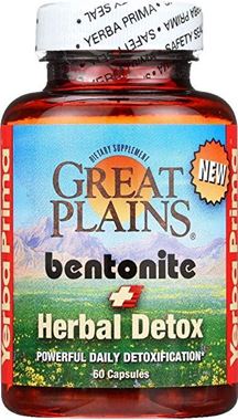 Picture of Great Plains Bentonite Herbal Detox, 60 caps