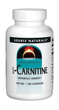 Picture of Source Naturals L-Carnitine, 250 mg, 120 caps