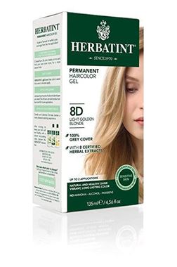 Picture of Herbatint Permanent Haircolor Gel, 8D Light Golden Blonde, 4.56 fl oz