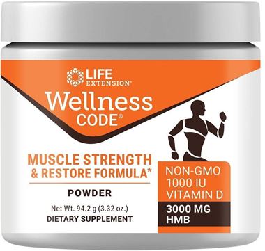Picture of Life Extension Wellness Code Muscle Strength & Restore Formula, 3.32 oz powder