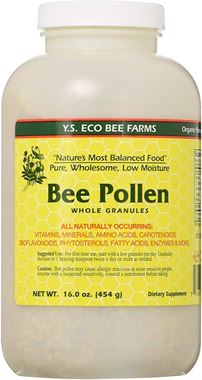 Picture of Y.S. Organics Low Moisture Bee Pollen, 16 oz granules