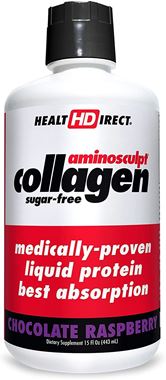 Picture of Health Direct AminoSculpt Collagen Sugar-Free, Chocolate Raspberry, 15 fl oz