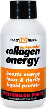 Picture of Health Direct AminoSculpt Collagen Energy, Watermelon Punch, 2 fl oz