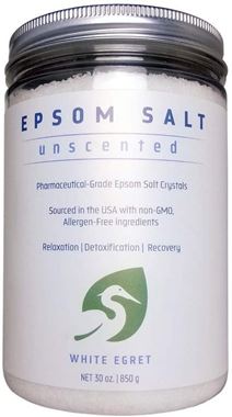 Picture of White Egret Epsom Salt, Unscented, 30 oz
