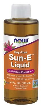 Picture of NOW Soy-Free Sun-E Liquid, 4 fl oz