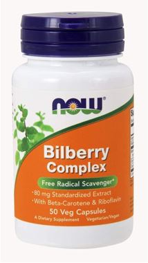 Picture of NOW Bilberry Complex, 80 mg, 50 vcaps