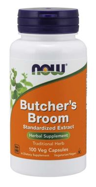 Picture of NOW Butcher's Broom, 100 vcaps