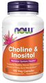 Picture of NOW Choline & Inositol, 100 vcaps