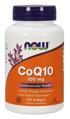 Picture of NOW CoQ10, 100 mg, 150 softgels