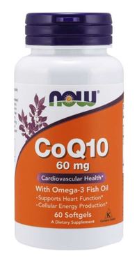 Picture of NOW CoQ10, 60 mg, 60 softgels