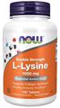Picture of NOW Double Strength L-Lysine, 1000 mg, 100 tabs