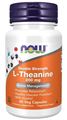 Picture of NOW Double Strength L-Theanine, 200 mg, 60 vcaps
