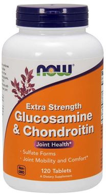 Picture of NOW Extra Strength Glucosamine & Chondroitin, 120 tabs