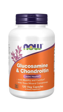 Picture of NOW Glucosamine & Chondroitin, 120 vcaps