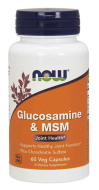 Picture of NOW Glucosamine & MSM, 60 vcaps