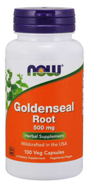 Picture of NOW Goldenseal Root, 500 mg, 100 vcaps
