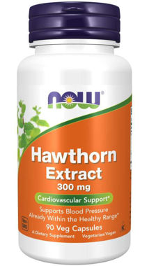 Picture of NOW Hawthorn Extract,  300 mg, 90 vcaps